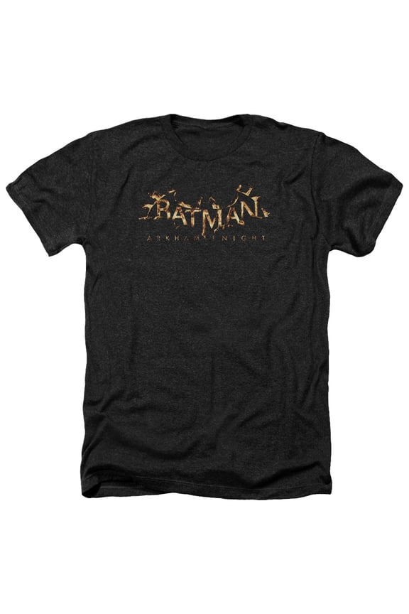 Arkham Knight - Ak Flame Logo - Heather Short Sleeve Shirt - XXX-Large