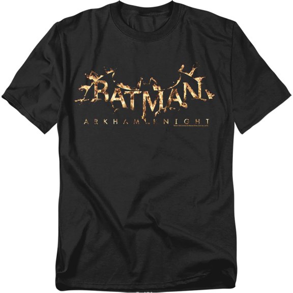 Batman Arkham Knight T-Shirt Ak Flame Logo Unisex Graphic Tee For Men & Women