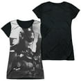 thumbnail image 1 of Batman Arkham Knight - Arkham Contrast - Juniors Teen Girls Black Back Sleeve Shirt - XX-Large, 1 of 2