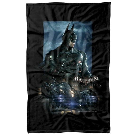 Batman Arkham Knight Batmobile Fleece Blanket 36' x 58',Batmobile
