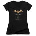 thumbnail image 1 of Batman Arkham Knight - City Watch - Juniors Cap Sleeve V-Neck Shirt - Small, 1 of 2