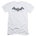 thumbnail image 1 of Batman Arkham Knight Descending Logo S/S Adult 30/1 T-Shirt White, 1 of 1