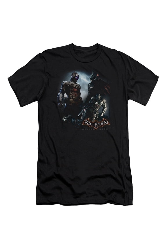 Batman Arkham Knight - Face Off - Premium Slim Fit Short Sleeve Shirt - X-Large