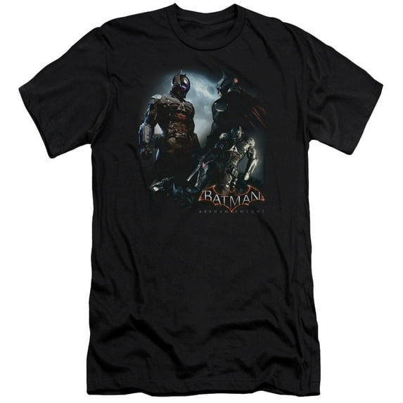 Batman Arkham Knight - Face Off - Premium Slim Fit Short Sleeve Shirt - XX-Large