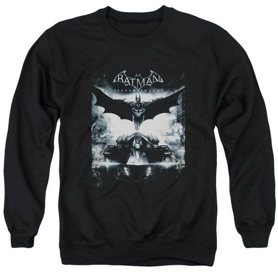 Batman Arkham Knight Forward Force Adult Crewneck Sweatshirt Black