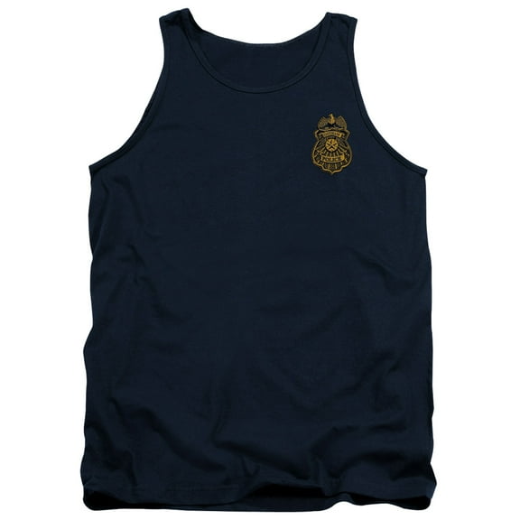 Batman Arkham Knight Gotham Badge Adult Tank Top Navy