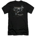 thumbnail image 1 of Batman Arkham Knight Grapple Premium Canvas T-Shirt Adult Slim Fit 30/1 Black, 1 of 1
