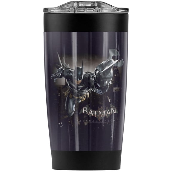 Batman: Arkham Knight Grapple Stainless Steel Tumbler 20 oz Coffee Travel Mug/Cup, Vacuum Insulated & Double Wall with Leakproof Sliding Lid | Great for Hot Drinks and Cold Beverages