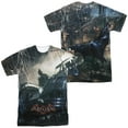 thumbnail image 1 of Batman Arkham Knight Into The Night Unisex Adult Sublimated Costume T Shirt (Front/Back), 2X-Large Multicolor, 1 of 2