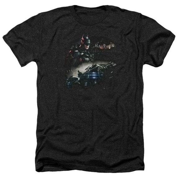 Batman Arkham Knight - Knight Rider - Heather Short Sleeve Shirt - Large