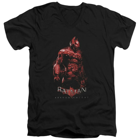 Batman Arkham Knight - Knight - Slim Fit V Neck Shirt - Small