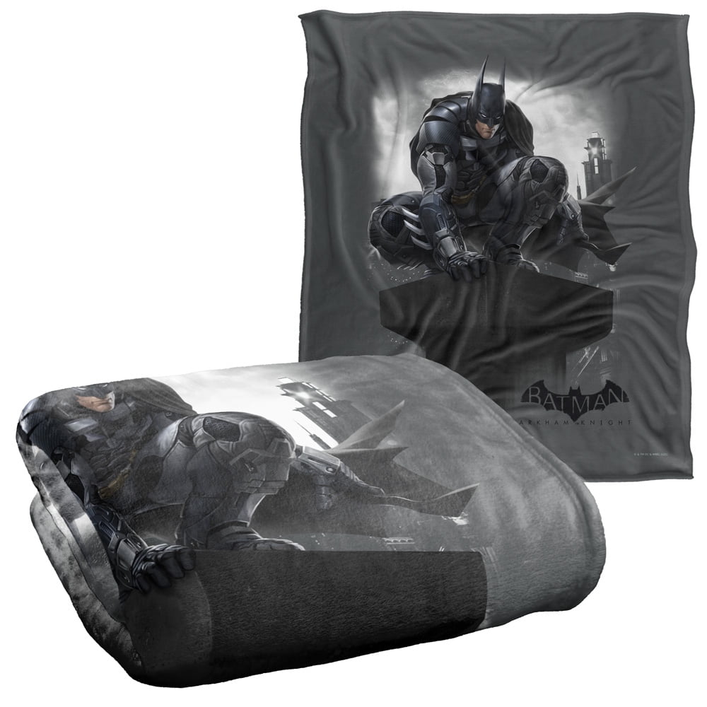 BATMAN Arkham Knight Kuscheldecke - Superweich 152x127cm Für Echte Fans
