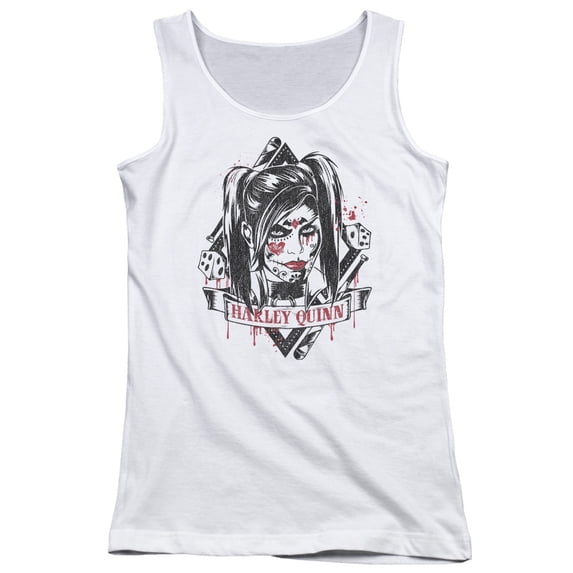 Batman Arkham Knight - Sugar Quinn - Juniors Tank Top - Medium