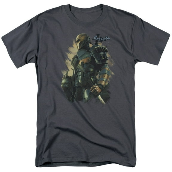 Batman Men's Deathstroke T-shirt Small Charcoal