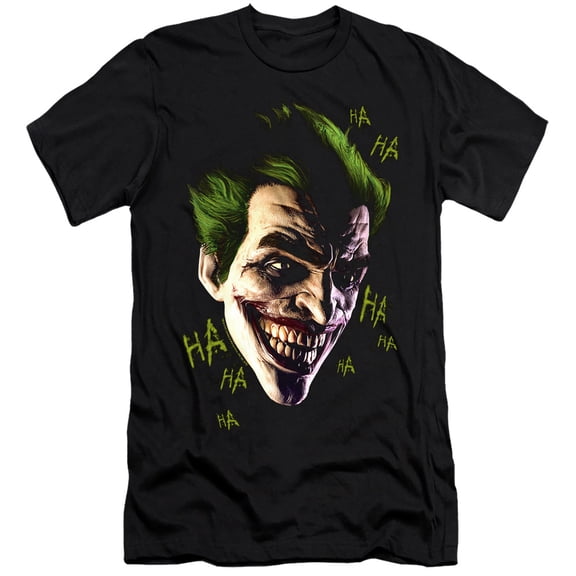 Batman Arkham Origins - Joker Grim - Premium Slim Fit Short Sleeve Shirt - X-Large