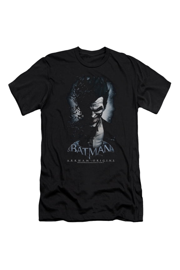 Batman Arkham Origins - Joker - Premium Slim Fit Short Sleeve Shirt - X-Large