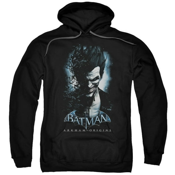 Batman Men's Joker Hooded Sweatshirt Small Black