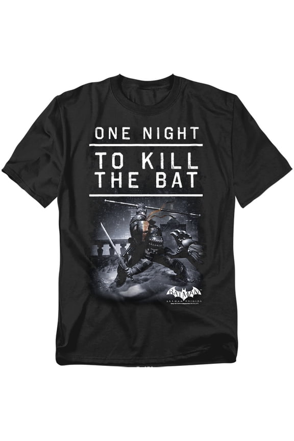 Arkham Origins One Night Mens Short Sleeve Shirt