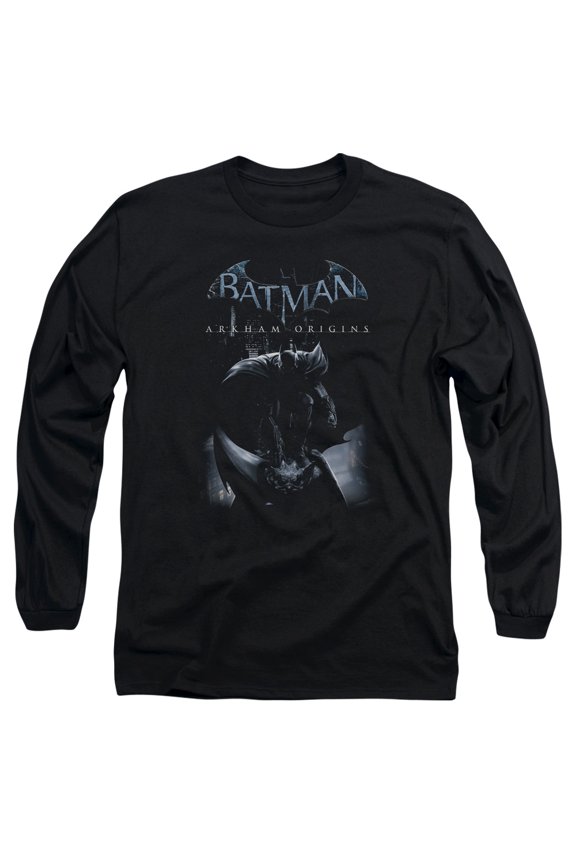 Batman Arkham Origins - Perched Cat - Long Sleeve Shirt - Large