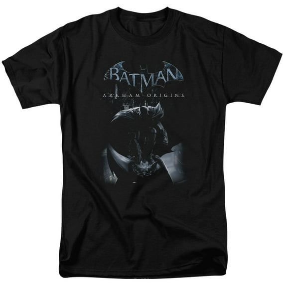 Batman Arkham Origins Perched Cat Officially Licensed Adult T-Shirt 3XL