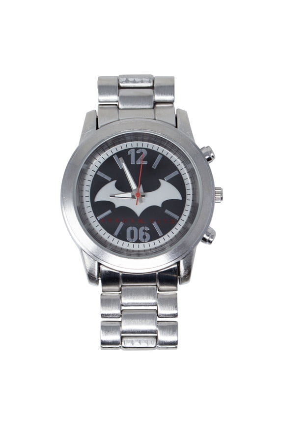 Arkham Symbol Silver Metal Watch