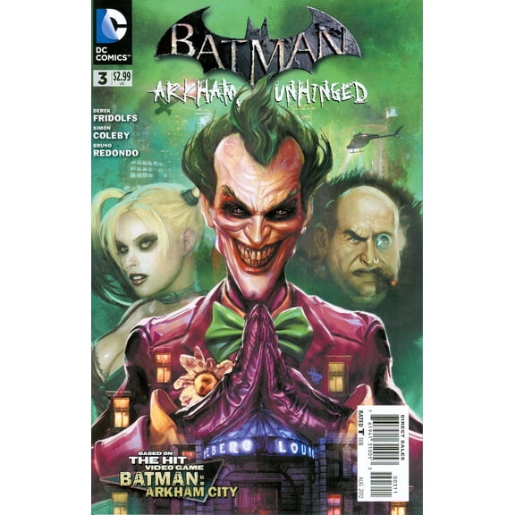 Batman: Arkham Unhinged #3 VF ; DC Comic Book