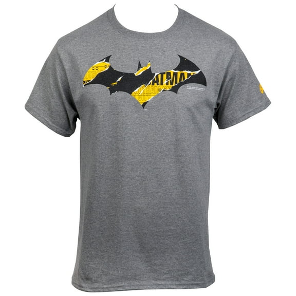 Batman At Work Distressed Symbol T-Shirt-3XLarge