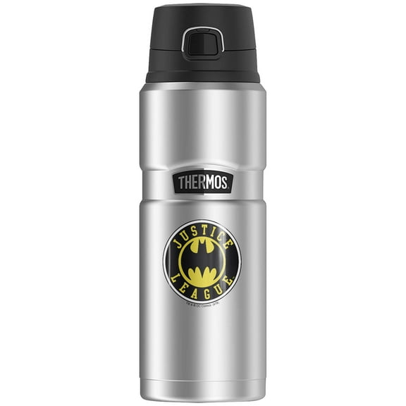 Batman Athletic Logo, THERMOS STAINLESS KING Stainless Steel Drink Bottle, Vacuum insulated & Double Wall, 24oz