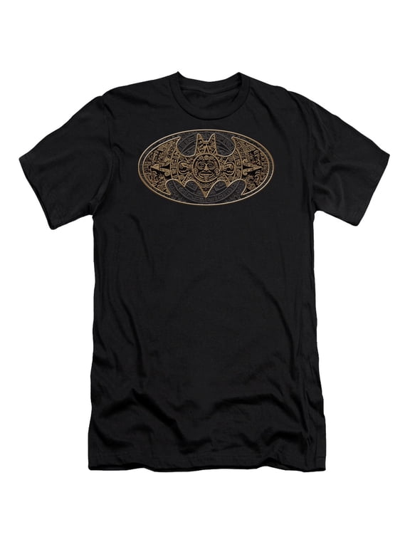 Batman - Aztec Bat Logo - Premium Slim Fit Short Sleeve Shirt - X-Large