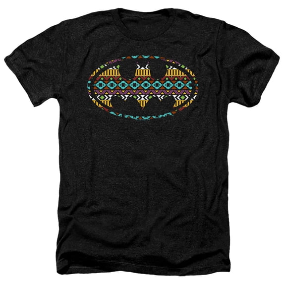 Batman - Aztec Fill - Heather Short Sleeve Shirt - Small