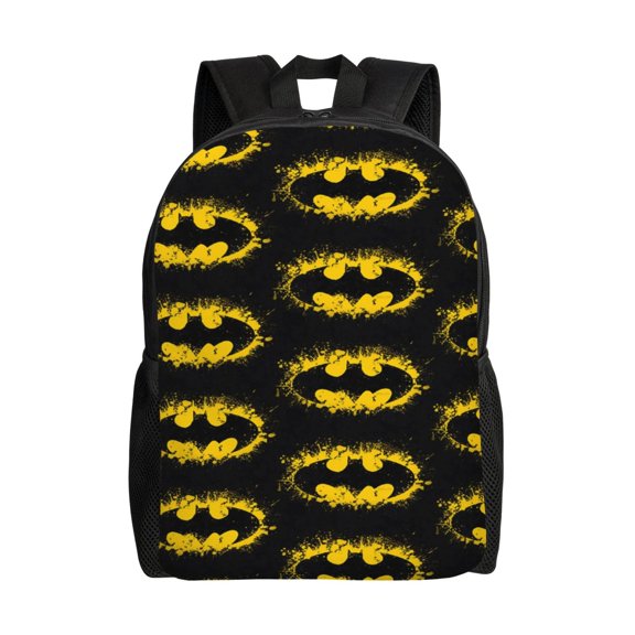Batman Backpack Aesthetic Large Capacity Laptop Bookbag College Travel Hiking School Daypack Rucksack