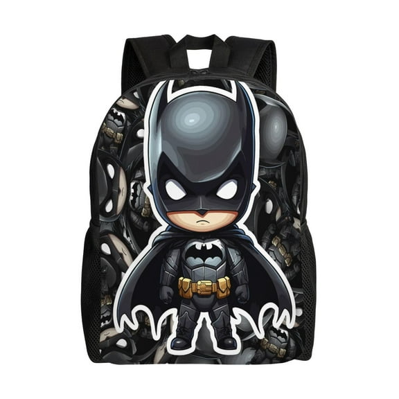 Batman Backpack Aesthetic Large Capacity Laptop Bookbag College Travel Hiking School Daypack Rucksack