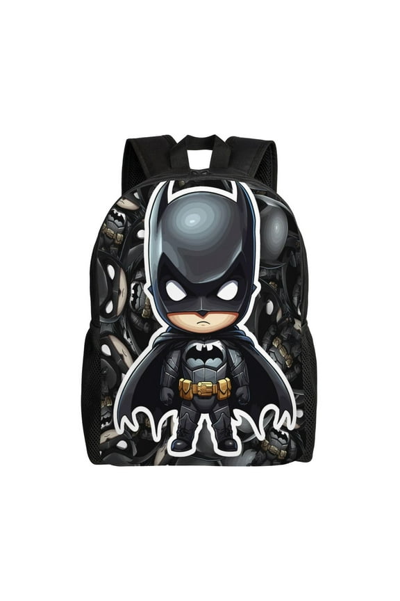 Batman Backpack Aesthetic Large Capacity Laptop Bookbag College Travel Hiking School Daypack Rucksack
