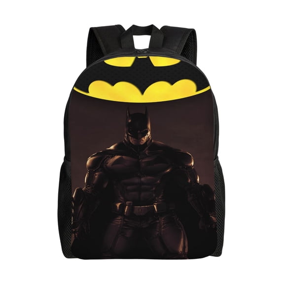 Batman Backpack Aesthetic Large Capacity Laptop Bookbag College Travel Hiking School Daypack Rucksack