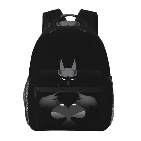 Batman Backpack Cartoon Lightweight Laptop Bookbag College Travel Hiking Work School Daypack Rucksack