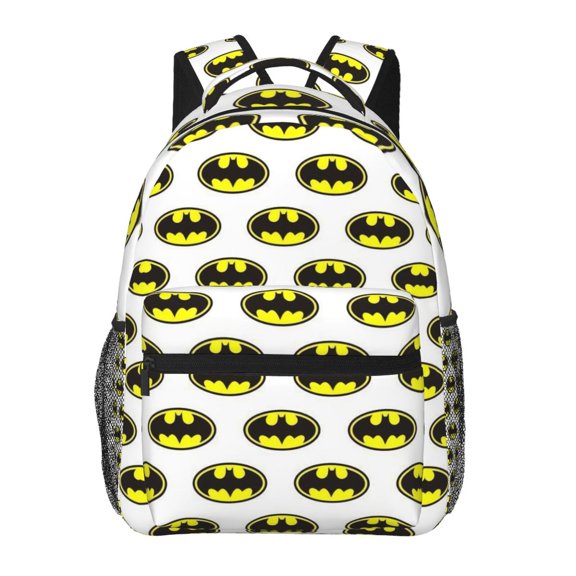 Batman Backpack Cartoon Lightweight Laptop Bookbag College Travel Hiking Work School Daypack Rucksack