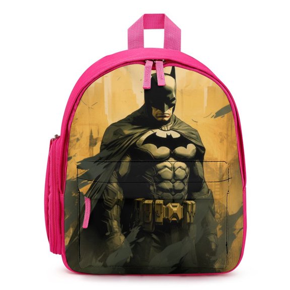Batman Backpack Cute Lightweight Small Laptop Bag Daypack Durable Bookbag for School Travel Hiking Gifts