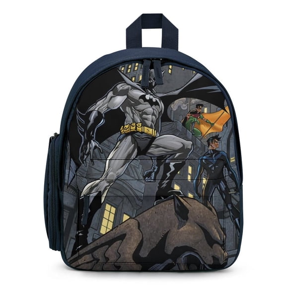 Batman Backpack Cute Lightweight Small Laptop Bag Daypack Durable Bookbag for School Travel Hiking Gifts