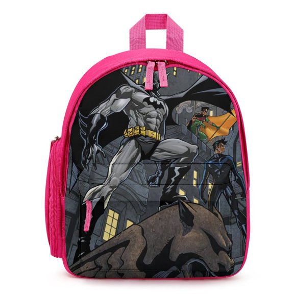 Batman Backpack Cute Lightweight Small Laptop Bag Daypack Durable Bookbag for School Travel Hiking Gifts