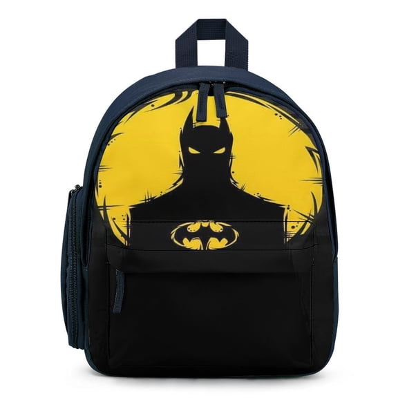 Batman Backpack Cute Lightweight Small Laptop Bag Daypack Durable Bookbag for School Travel Hiking Gifts