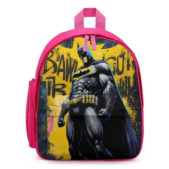 Batman Backpack Cute Lightweight Small Laptop Bag Daypack Durable Bookbag for School Travel Hiking Gifts