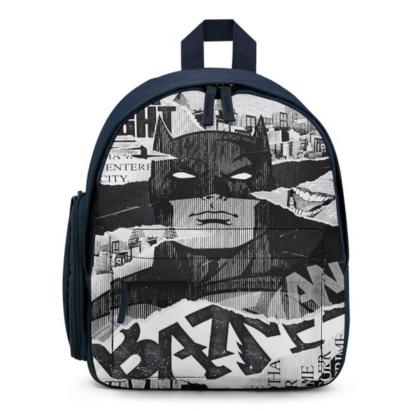 Batman Backpack Cute Lightweight Small Laptop Bag Daypack Durable Bookbag for School Travel Hiking Gifts