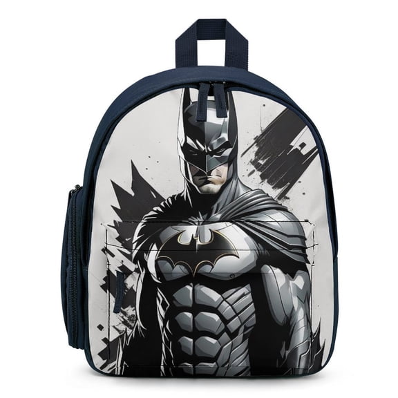 Batman Backpack Cute Lightweight Small Laptop Bag Daypack Durable Bookbag for School Travel Hiking Gifts