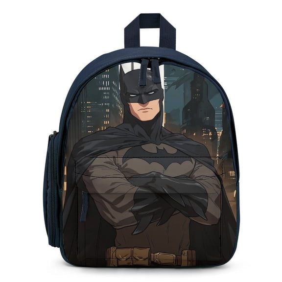 Batman Backpack Cute Lightweight Small Laptop Bag Daypack Durable Bookbag for School Travel Hiking Gifts