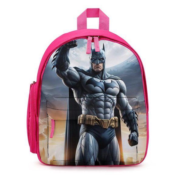 Batman Backpack Cute Lightweight Small Laptop Bag Daypack Durable Bookbag for School Travel Hiking Gifts