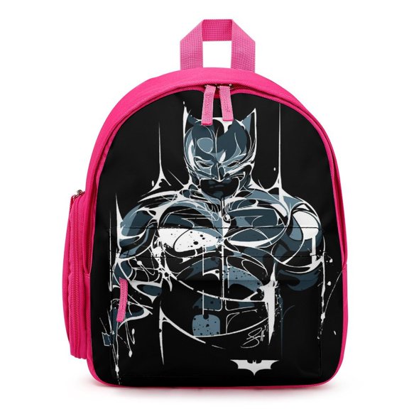 Batman Backpack Cute Lightweight Small Laptop Bag Daypack Durable Bookbag for School Travel Hiking Gifts