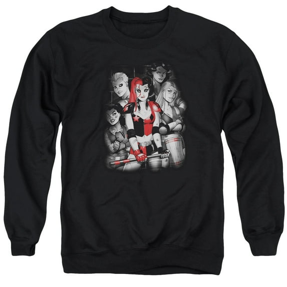 Batman - Bad Gals Bw - Crewneck Sweatshirt - Large