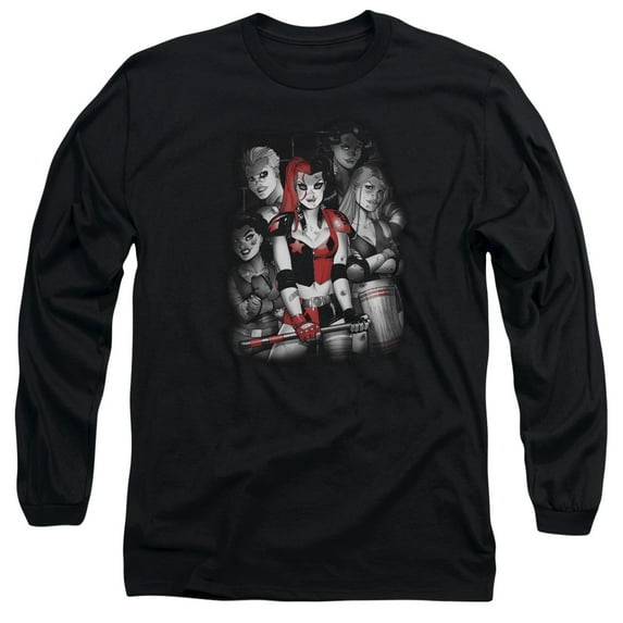 Batman - Bad Gals Bw - Long Sleeve Shirt - X-Large