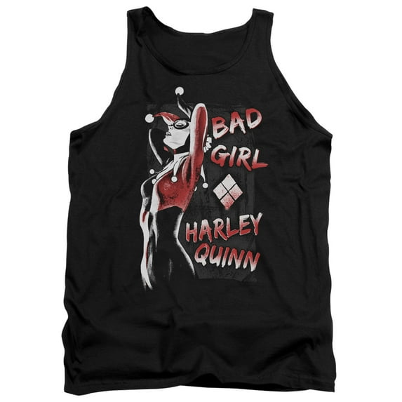 Batman Bad Girl Adult Tank Top Black