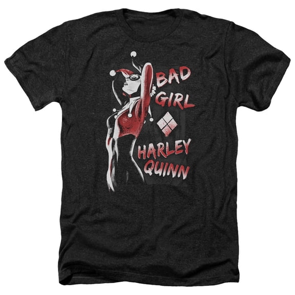 Batman - Bad Girl - Heather Short Sleeve Shirt - Large